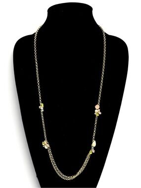 Banana Republic Spring Jewel Long Station Necklace | NWT